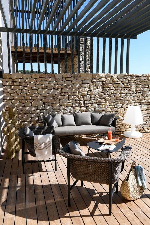 Les Loges En Provence "Villa Garrigue" Villeneuve-les-Avignon Luaran gambar