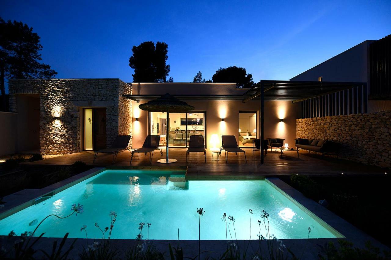 Les Loges En Provence "Villa Garrigue" Villeneuve-les-Avignon Luaran gambar